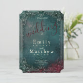 ビクトリアンゴシックエレガンスウェディング 招待状 (スタンド正面)