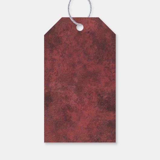 ビクトリアンゴシックカスタムギフトパーソナライズされたラベル ギフトタグ (裏面)