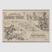 ビクトリアンジンジャートニックポスター広告 薄葉紙 (正面)