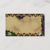 ビクトリアンスズメ 名刺 (裏面)