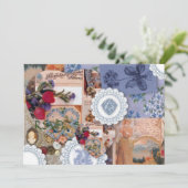 ビクトリアンスタイルの結婚式の招待状の返信 招待状 (スタンド正面)