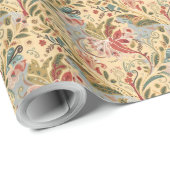 ビクトリアンスタイルの複雑な花模様 ラッピングペーパー (ロールコーナー)