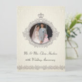 ビクトリアンスタイルの60周年記念祝賀会 招待状 (スタンド正面)