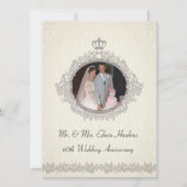 ビクトリアンスタイルの60周年記念祝賀会 招待状 (正面)