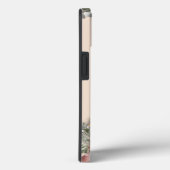 ビクトリアンスタイルクリーム&ピンクフローラプリントオンクリーム Case-Mate iPhoneケース (裏面 / 右)