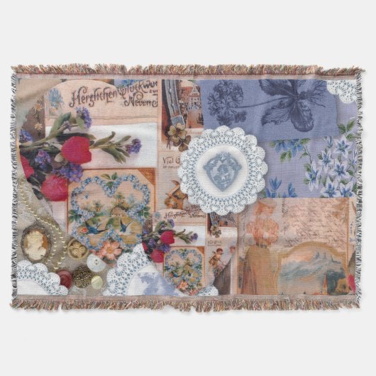 ビクトリアンスタイルブランケット スローブランケット (正面)