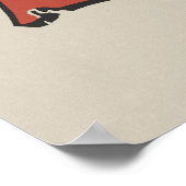 ビクトリアンスタイルブルーヒード ポスター (角)