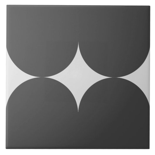 ビクトリアンスタイル円パターンタイル タイル (正面)