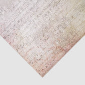 ビクトリアンスタイル楽譜と色あせた花 薄葉紙 (詳細)