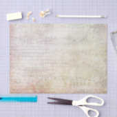 ビクトリアンスタイル楽譜と色あせた花 薄葉紙 (クラフト)