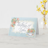 ビクトリアンスタイル考えのYouカード カード (黄色い花)