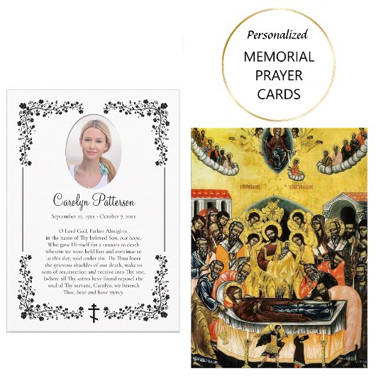 ビクトリアンスタイル華美バラコーナー祈りの言葉カード プレイスカード