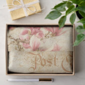 ビクトリアンスタイル蝶と花 薄葉紙 (ギフト)