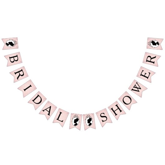 ビクトリアンスタイル60sカメオのバンティングバナー バンティングフラッグ (全)