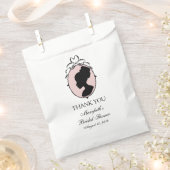 ビクトリアンスタイル60sカメオブライダルシャワー フェイバーバッグ (クリップ留めされた状態)