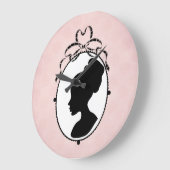 ビクトリアンスタイル60sカメオ ラージ壁時計 (傾斜)