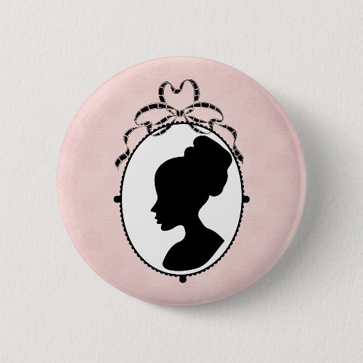 ビクトリアンスタイル60sカメオ 缶バッジ (正面)