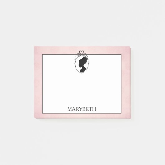ビクトリアンスタイル60s Cameo Post-It Notes ポストイット (正面)