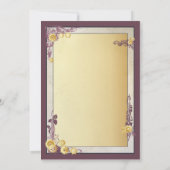 ビクトリアンスチームパンクのウェディング招待状 招待状 (裏面)