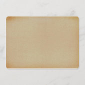 ビクトリアンスチームパンクウェディングコレクション エンクロージャーカード (裏面)