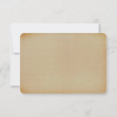 ビクトリアンスチームパンクウェディングコレクション 出欠カード (裏面)