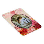 ビクトリアンステームパンク花ハートバレンタインデー マグネット (右側)