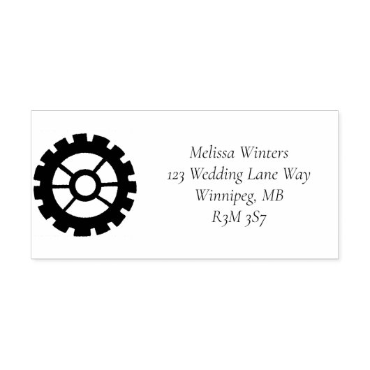 ビクトリアンステームパ結婚ンク セルフインキングスタンプ (デザイン)