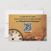 ビクトリアンステームパ結婚ンク 出欠カード (裏面)