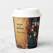 ビクトリアンステームパ結婚ンク 紙コップ (裏面)