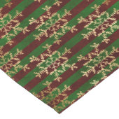 ビクトリアンストライプ雪 ショートテーブルランナー (コーナー)