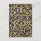 ビクトリアンタペストリー・ウィリアム・モリス結婚フローラ エンクロージャーカード (裏面)