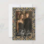 ビクトリアンタペストリー・ウィリアム・モリス結婚フローラ サンキューカード (正面)