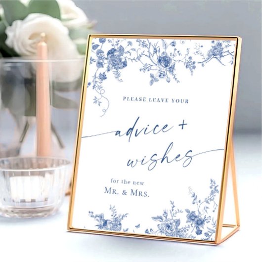 ビクトリアンダスティブルーフランスのガーデンアドバイス&ウィッシュ ポスター