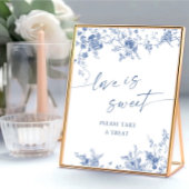 ビクトリアンダスティブルーフランスのガーデン愛は甘い ポスター