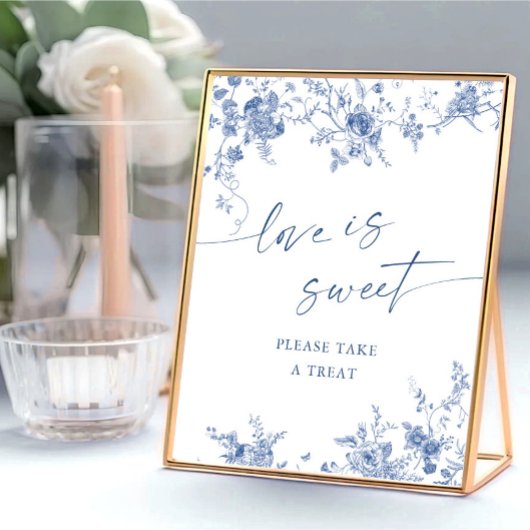 ビクトリアンダスティブルーフランスのガーデン愛は甘い ポスター