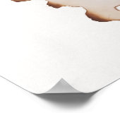 ビクトリアンチャーム：燃えた紙ポートレートオン ポスター (角)