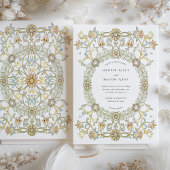 ビクトリアンチューリップWilliam結婚 Morris 招待状