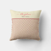 ビクトリアンチンツィーの鳥とバラレトロヴィンテージ クッション (裏面)