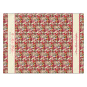 ビクトリアンチンツィCherubsとバラヴィンテージスタイル テーブルクロス (正面(横))