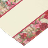 ビクトリアンチンツィCherubsとバラヴィンテージスタイル テーブルクロス (アングル)