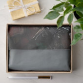 ビクトリアンティール(緑がかった色)右向きアリゲータデコパージュ 薄葉紙 (ギフト)