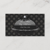 ビクトリアンデイジーダマスクファッション名刺 名刺 (裏面)