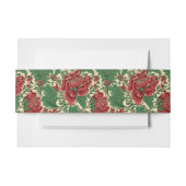 ビクトリアンデカデエレガントンス赤フローラ 招待状ベリーバンド (正面例)