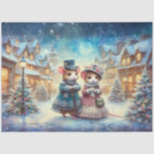 ビクトリアンネズミイン冬村デコページ 薄葉紙 (正面)