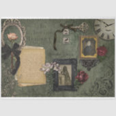 ビクトリアンハロウィーン葬式メモリアルビリアエフエメラ 薄葉紙 (正面)