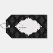 ビクトリアンハート付きスカル ギフトタグ (裏面横)