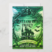 ビクトリアンハ幽霊のよく出るウスハローウィンパーティ 招待状 (正面)