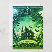 ビクトリアンハ幽霊のよく出るウスハローウィンパーティ 招待状 (裏面)