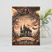 ビクトリアンハ幽霊のよく出るウスハローウィンパーティ 招待状 (スタンド正面)