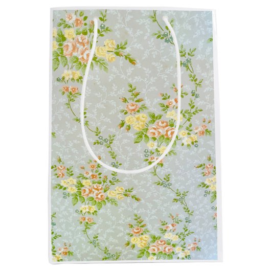 ビクトリアンバラとつる植物 ミディアムペーパーバッグ (正面)